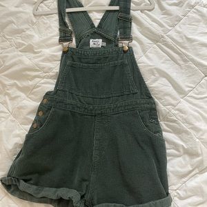 Princess Polly Green Overalls